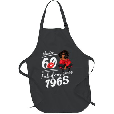 Chapter 60 Fabulous Since 1965 60th Birthday Queen Apron