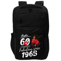Chapter 60 Fabulous Since 1965 60th Birthday Queen Impact Tech Backpack
