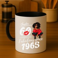 Chapter 60 Fabulous Since 1965 60th Birthday Queen Mug