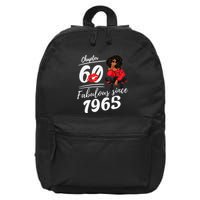 Chapter 60 Fabulous Since 1965 60th Birthday Queen 16 in Basic Backpack