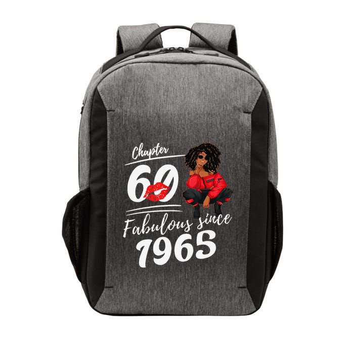 Chapter 60 Fabulous Since 1965 60th Birthday Queen Vector Backpack