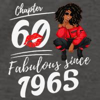 Chapter 60 Fabulous Since 1965 60th Birthday Queen Vector Backpack
