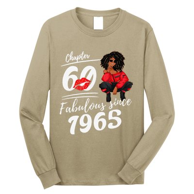 Chapter 60 Fabulous Since 1965 60th Birthday Queen Long Sleeve Shirt