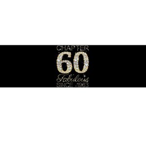 Chapter 60 Fabulous Since 1963 60th Birthday Queen Diamond Bumper Sticker