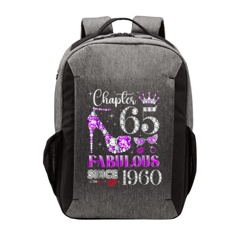 Chapter 65 Fabulous Since 1960 65th Birthday Women Ladies Vector Backpack