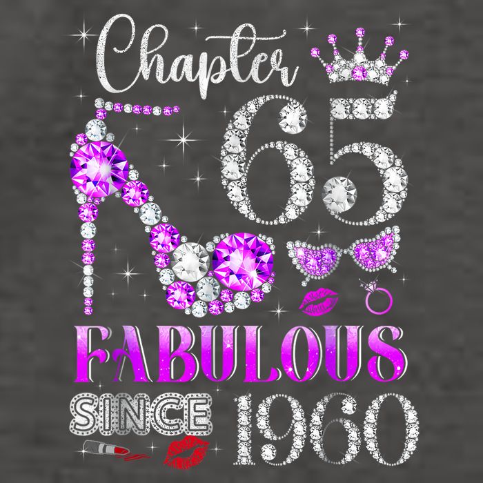 Chapter 65 Fabulous Since 1960 65th Birthday Women Ladies Vector Backpack