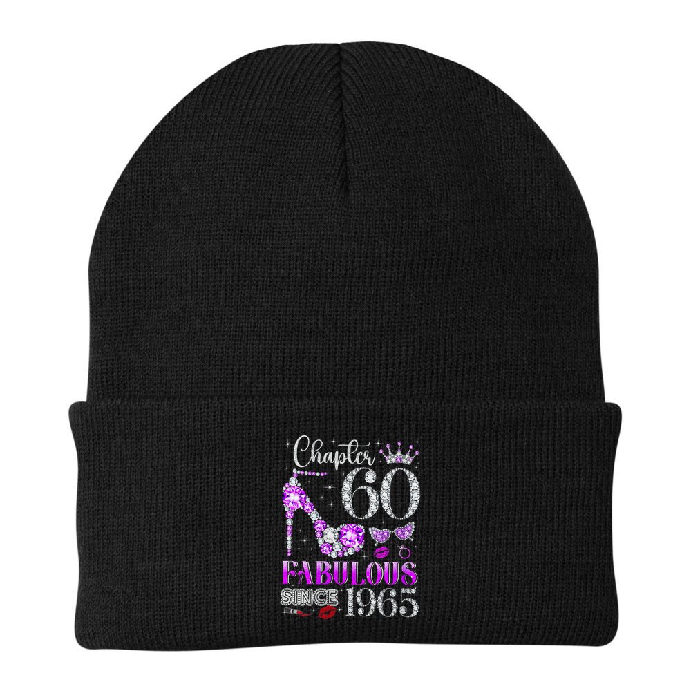 Chapter 60 Fabulous Since 1965 60Th Birthday Ladies Beanie