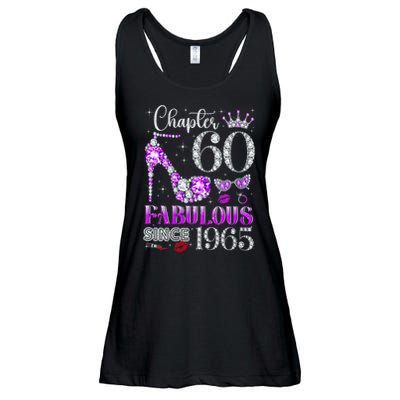 Chapter 60 Fabulous Since 1965 60Th Birthday Ladies Ladies Essential Flowy Tank