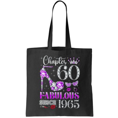 Chapter 60 Fabulous Since 1965 60Th Birthday Ladies Bag