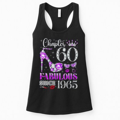 Chapter 60 Fabulous Since 1965 60Th Birthday Ladies Womens Tank Top