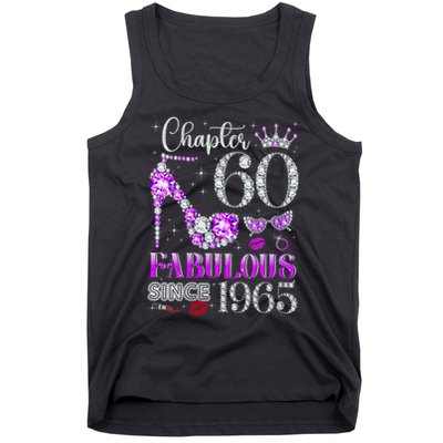 Chapter 60 Fabulous Since 1965 60Th Birthday Ladies Tank Top