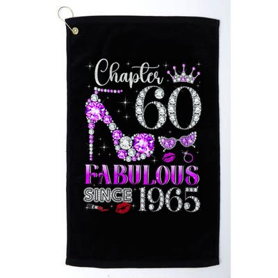 Chapter 60 Fabulous Since 1965 60Th Birthday Ladies Golf Towel