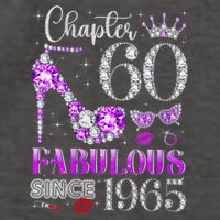 Chapter 60 Fabulous Since 1965 60Th Birthday Ladies Vector Backpack