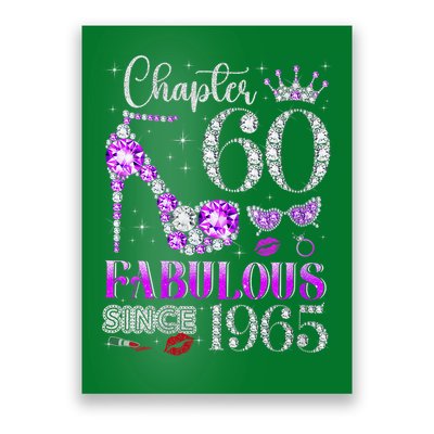 Chapter 60 Fabulous Since 1965 60Th Birthday Ladies Poster