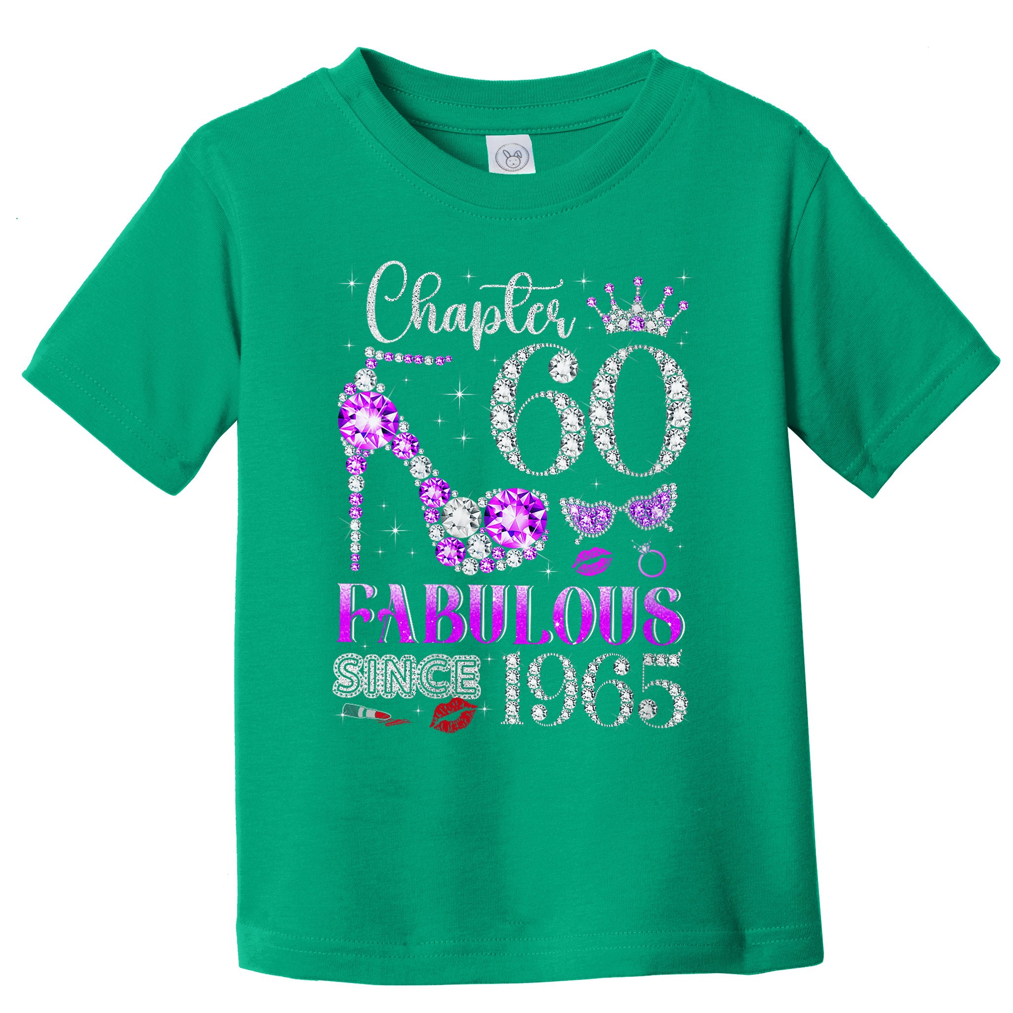 Chapter 60 Fabulous Since 1965 60Th Birthday Ladies Toddler T-Shirt