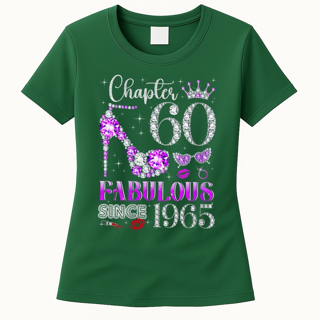 Chapter 60 Fabulous Since 1965 60Th Birthday Ladies Womens T-Shirt