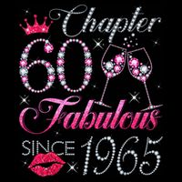 Chapter 60 Fabulous Since 1965 60Th Birthday Backpack