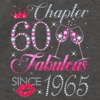 Chapter 60 Fabulous Since 1965 60Th Birthday Vector Backpack