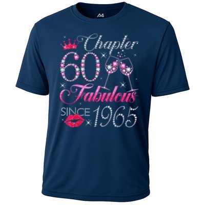 Chapter 60 Fabulous Since 1965 60Th Birthday Cooling Performance Crew T-Shirt