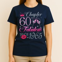 Chapter 60 Fabulous Since 1965 60Th Birthday T-Shirt