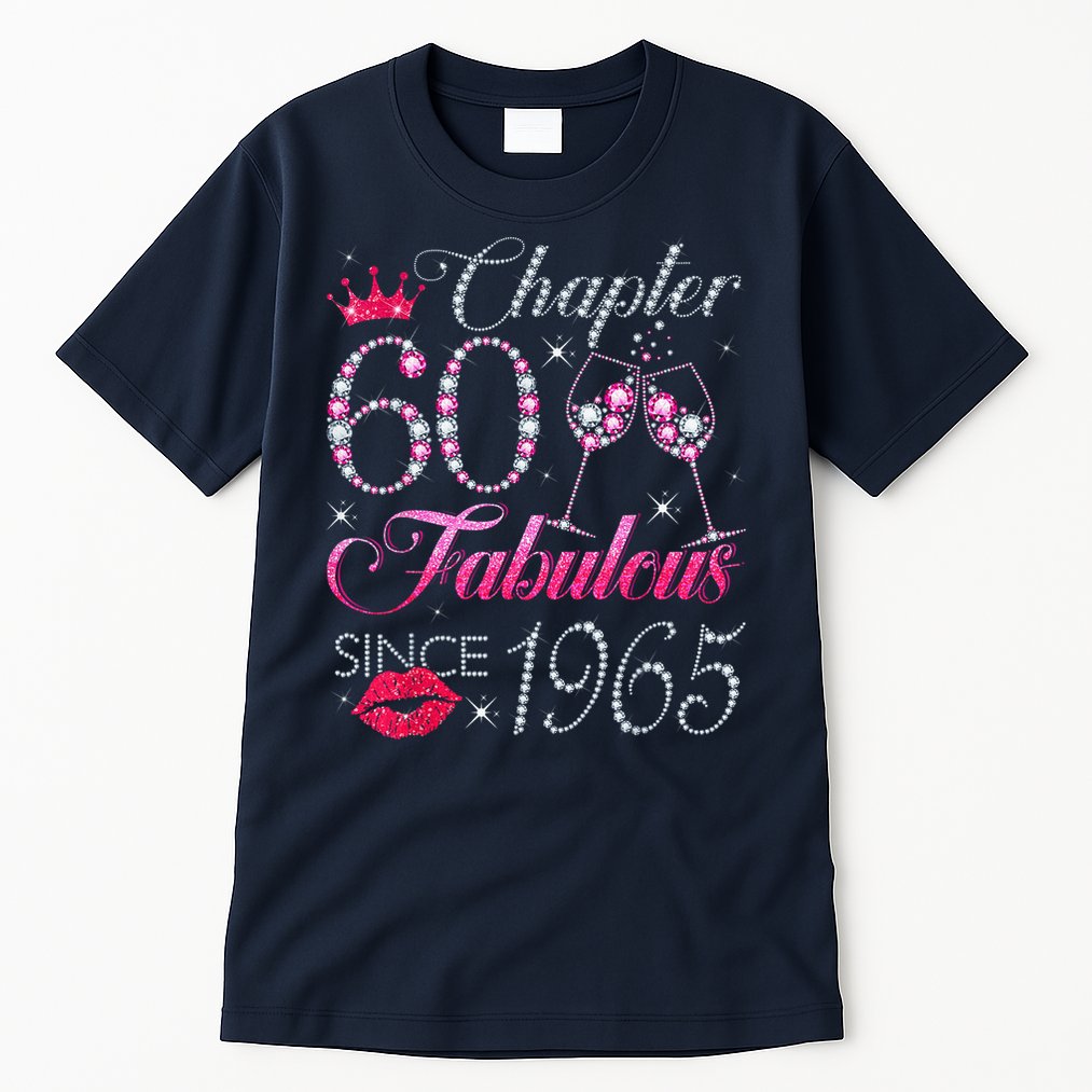 Chapter 60 Fabulous Since 1965 60Th Birthday Tall T-Shirt