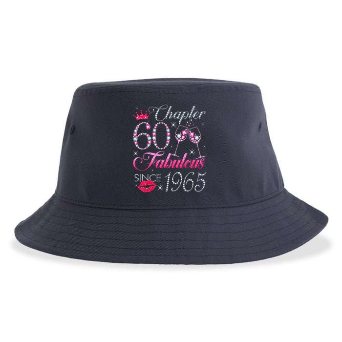 Chapter 60 Fabulous Since 1965 60Th Birthday Sustainable Bucket Hat