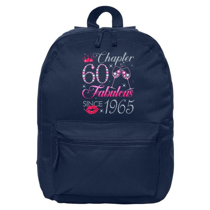 Chapter 60 Fabulous Since 1965 60Th Birthday 16 in Basic Backpack