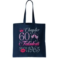 Chapter 60 Fabulous Since 1965 60Th Birthday Bag