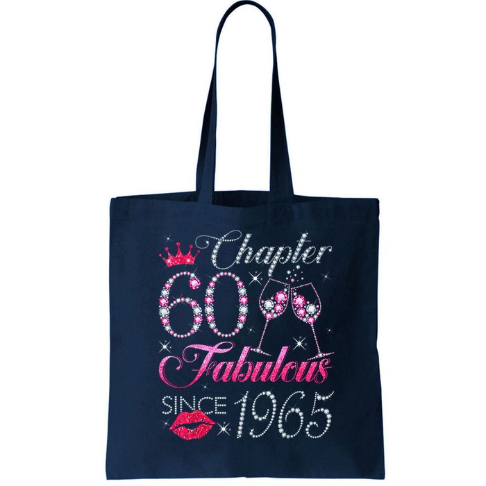 Chapter 60 Fabulous Since 1965 60Th Birthday Bag