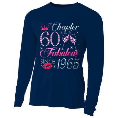 Chapter 60 Fabulous Since 1965 60Th Birthday Cooling Performance Long Sleeve Crew
