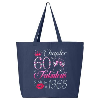 Chapter 60 Fabulous Since 1965 60Th Birthday 25L Jumbo Tote