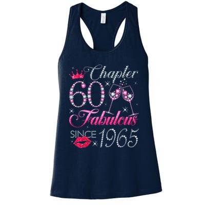 Chapter 60 Fabulous Since 1965 60Th Birthday Womens Tank Top