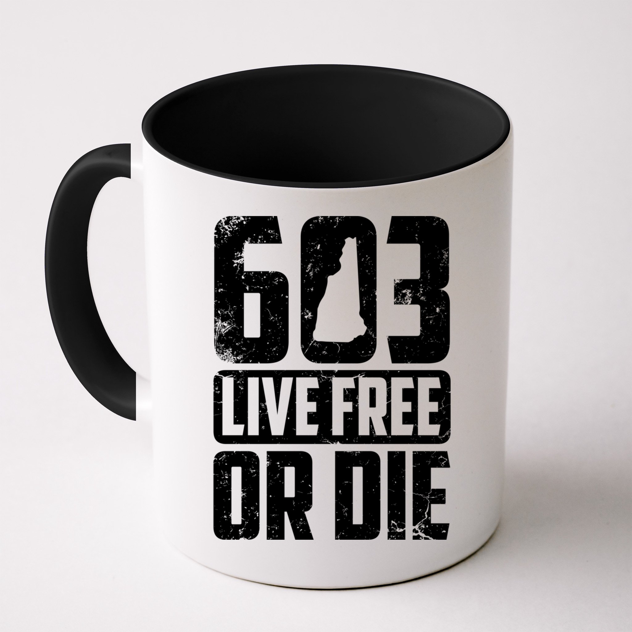 Cool 603 Live Free Or Die Funny New Hampshire Patriot Gift Mug