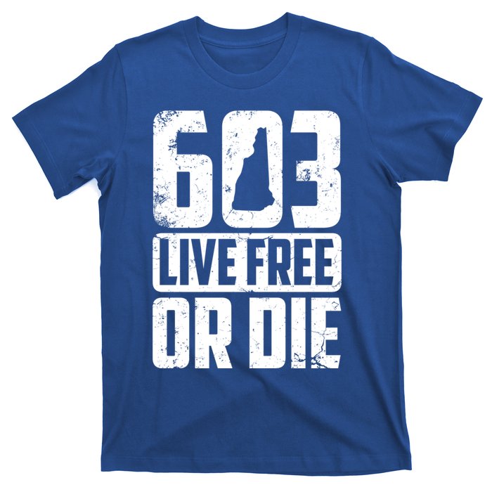 Cool 603 Live Free Or Die Funny New Hampshire Patriot Gift T-Shirt