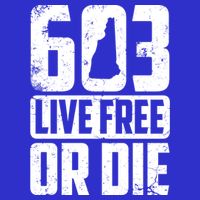 Cool 603 Live Free Or Die Funny New Hampshire Patriot Gift Tall T-Shirt