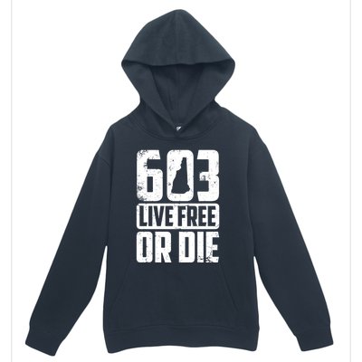 Cool 603 Live Free Or Die Funny New Hampshire Patriot Gift Urban Pullover Hoodie