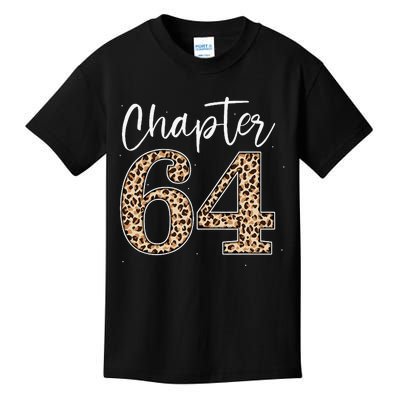 Chapter 64 Leopard For 64th Birthday Kids T-Shirt