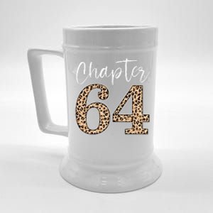 Chapter 64 Leopard For 64th Birthday Beer Stein