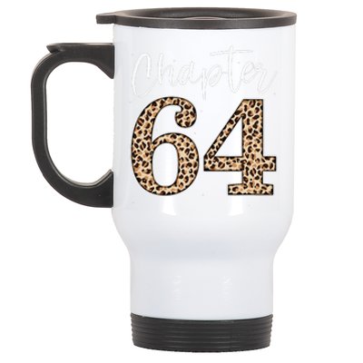 Chapter 64 Leopard For 64th Birthday Stainless Steel Travel Mug