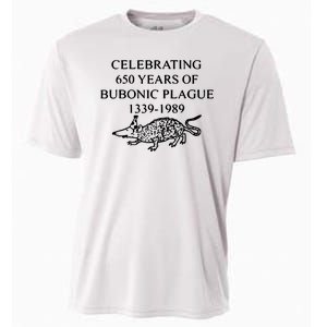 Celebrating 650 Years Of Bubonic Plague Cooling Performance Crew T-Shirt