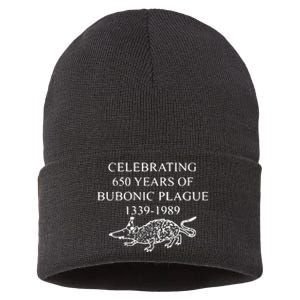 Celebrating 650 Years Of Bubonic Plague Sustainable Knit Beanie