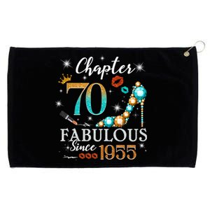 Chapter 70 Est 1955 70 Years Old 70th Birthday Queen Gift Grommeted Golf Towel