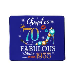 Chapter 70 Est 1955 70 Years Old 70th Birthday Queen Gift Mousepad