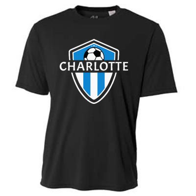 Charlotte 704 Jersey Fan Badge Cooling Performance Crew T-Shirt