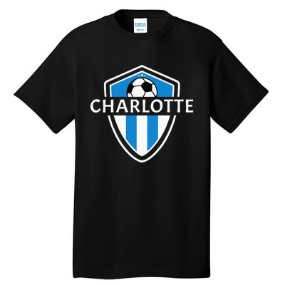 Charlotte 704 Jersey Fan Badge Tall T-Shirt