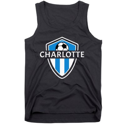 Charlotte 704 Jersey Fan Badge Tank Top