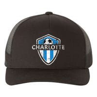 Charlotte 704 Jersey Fan Badge Yupoong Adult 5-Panel Trucker Hat