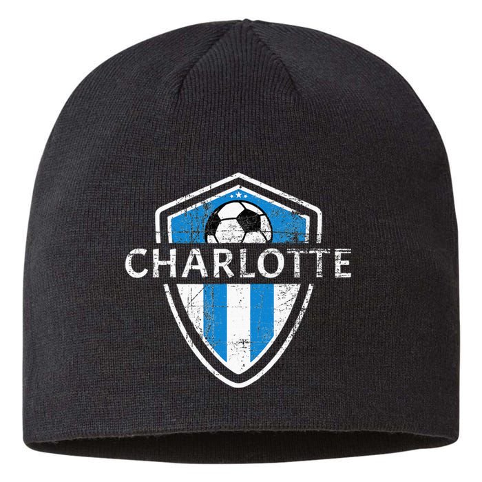 Charlotte 704 Jersey Fan Badge Sustainable Beanie