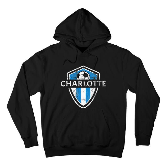 Charlotte 704 Jersey Fan Badge Tall Hoodie