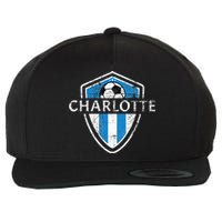 Charlotte 704 Jersey Fan Badge Wool Snapback Cap